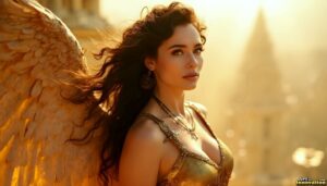 Angels from Above – Female Angel Art – AI Fantasy Art
