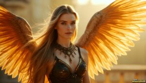 Angels from Above – Female Angel Art – AI Fantasy Art