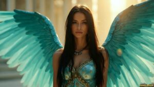 Angels from Above – Female Angel Art – AI Fantasy Art