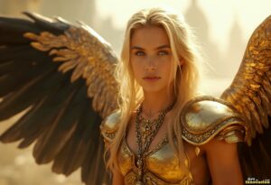Angels from Above – Female Angel Art – AI Fantasy Art