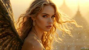 Angels from Above – Female Angel Art – AI Fantasy Art