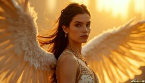 Angels from Above – Female Angel Art – AI Fantasy Art