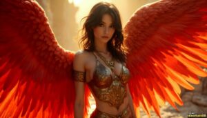 Angels from Above – Female Angel Art – AI Fantasy Art