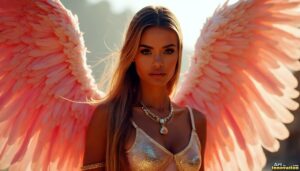 Angels from Above – Female Angel Art – AI Fantasy Art