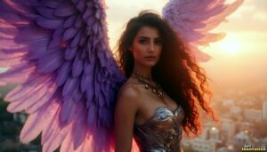Angels from Above – Female Angel Art – AI Fantasy Art