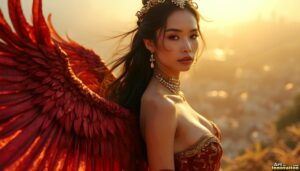 Angels from Above – Female Angel Art – AI Fantasy Art