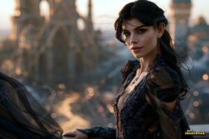 Goddesses of the Golden City – AI Fantasy Female Art