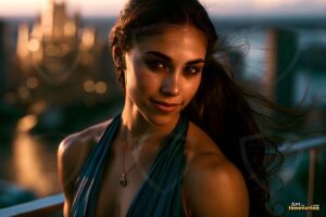 Goddesses of the Golden City – AI Fantasy Female Art