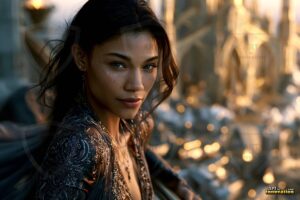 Goddesses of the Golden City – AI Fantasy Female Art
