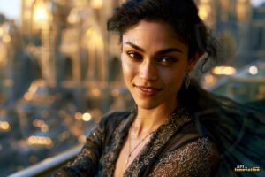 Goddesses of the Golden City – AI Fantasy Female Art