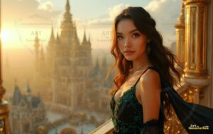 Goddesses of the Golden City – AI Fantasy Female Art
