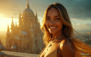 Goddesses of the Golden City – AI Fantasy Female Art