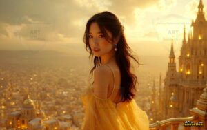 Goddesses of the Golden City – AI Fantasy Female Art
