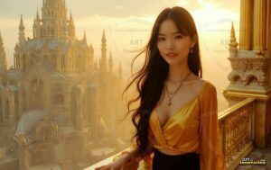Goddesses of the Golden City – AI Fantasy Female Art