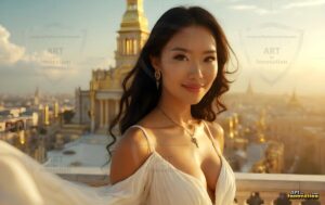 Goddesses of the Golden City – AI Fantasy Female Art