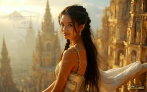 Goddesses of the Golden City – AI Fantasy Female Art