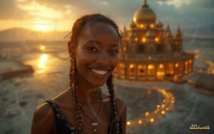 Goddesses of the Golden City – AI Fantasy Female Art