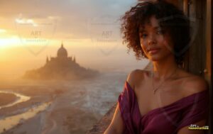 Goddesses of the Golden City – AI Fantasy Female Art