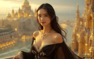 Goddesses of the Golden City – AI Fantasy Female Art