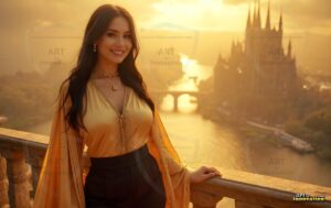 Goddesses of the Golden City – AI Fantasy Female Art