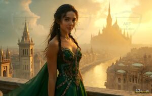 Goddesses of the Golden City – AI Fantasy Female Art