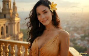 Goddesses of the Golden City – AI Fantasy Female Art