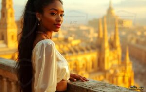 Goddesses of the Golden City – AI Fantasy Female Art