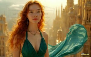 Goddesses of the Golden City – AI Fantasy Female Art