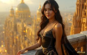 Goddesses of the Golden City – AI Fantasy Female Art