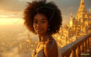 Goddesses of the Golden City – AI Fantasy Female Art