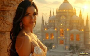 Goddesses of the Golden City – AI Fantasy Female Art
