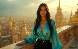 Goddesses of the Golden City – AI Fantasy Female Art