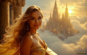 Goddesses of the Golden City – AI Fantasy Female Art