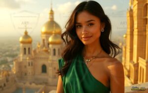 Goddesses of the Golden City – AI Fantasy Female Art