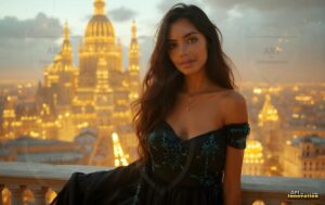 Goddesses of the Golden City – AI Fantasy Female Art