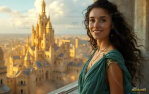 Goddesses of the Golden City – AI Fantasy Female Art