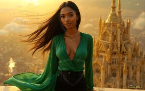 Goddesses of the Golden City – AI Fantasy Female Art