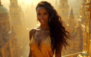 Goddesses of the Golden City – AI Fantasy Female Art