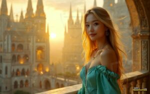 Goddesses of the Golden City – AI Fantasy Female Art