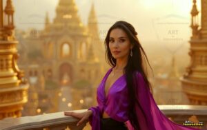 Goddesses of the Golden City – AI Fantasy Female Art