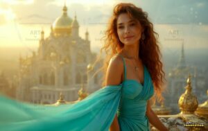 Goddesses of the Golden City – AI Fantasy Female Art