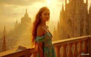 Goddesses of the Golden City – AI Fantasy Female Art