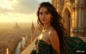 Goddesses of the Golden City – AI Fantasy Female Art