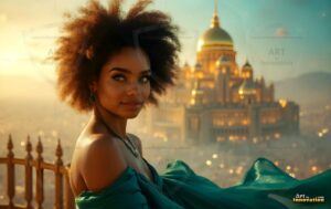 Goddesses of the Golden City – AI Fantasy Female Art