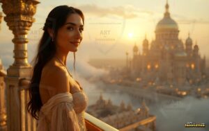 Goddesses of the Golden City – AI Fantasy Female Art