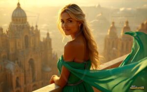 Goddesses of the Golden City – AI Fantasy Female Art