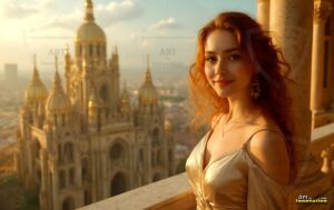 Goddesses of the Golden City – AI Fantasy Female Art