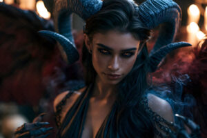 Hot Sexy Female Demons – AI Dark Art