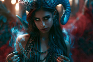 Hot Sexy Female Demons – AI Dark Art