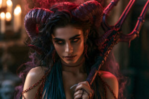 Hot Sexy Female Demons – AI Dark Art